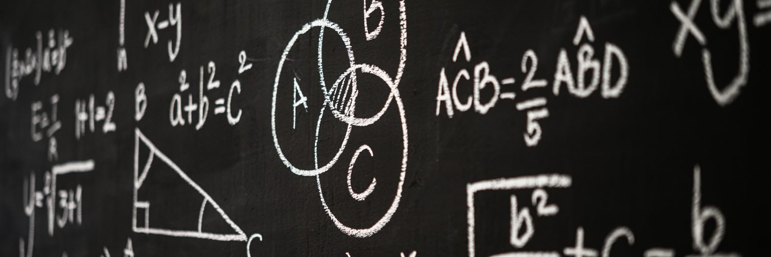 Math on chalkboard